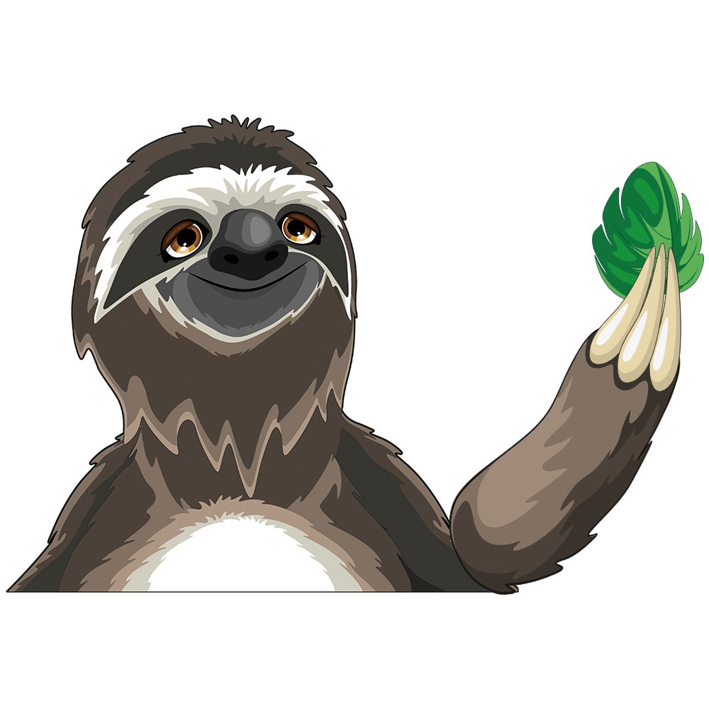 Dogs Waving Car Sticker Wiper