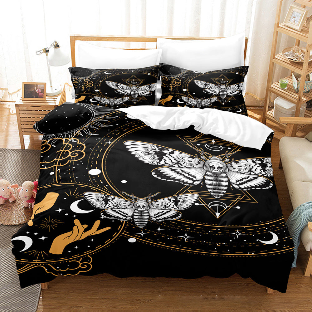 Dark Skull Halloween bed set