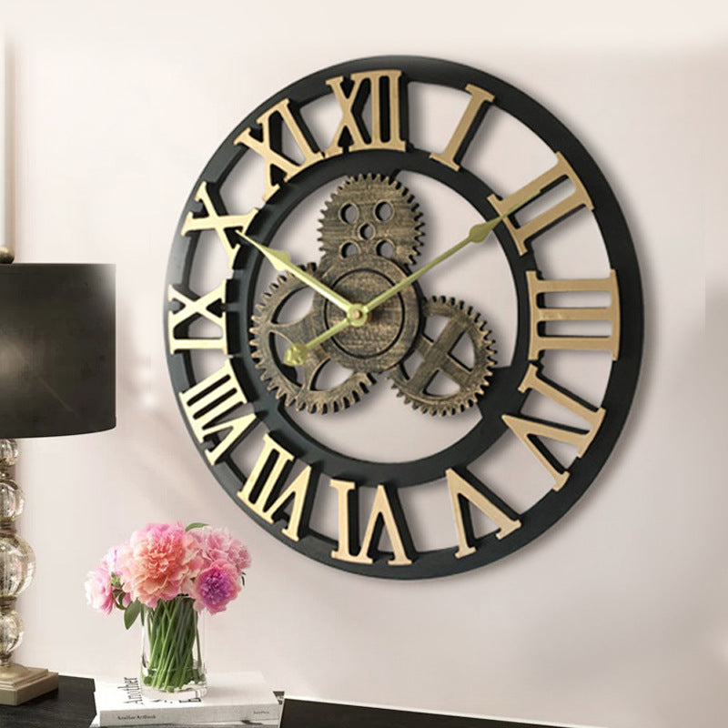 Father's Day Gift-Wooden Vintage Wall Clock