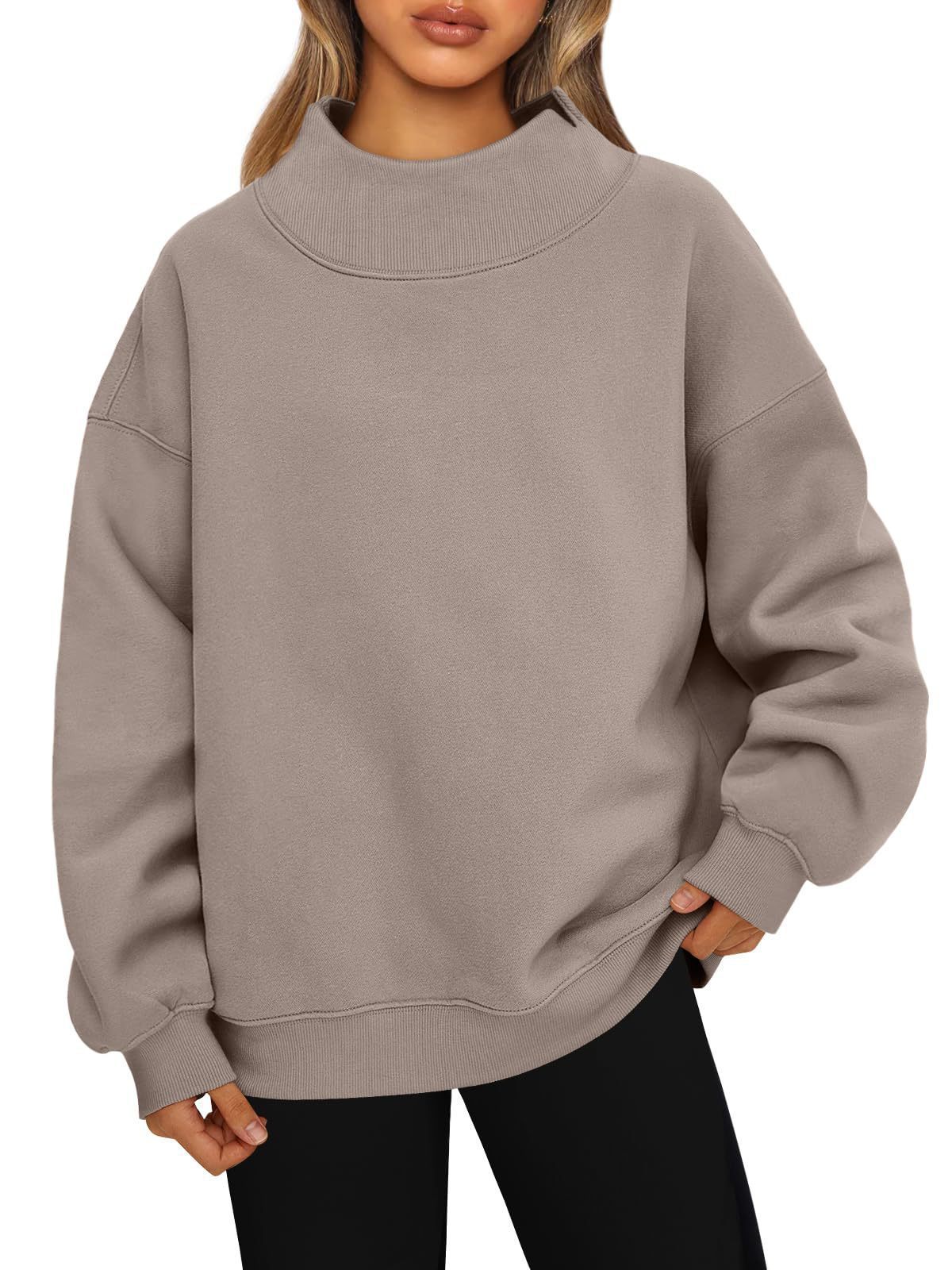 🎁WOMEN'S HALF TURTLENECK FLEECE CASUAL SWEATSHIRT