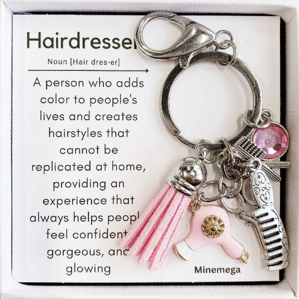 🎁💕Hairstylist Gift Keychain