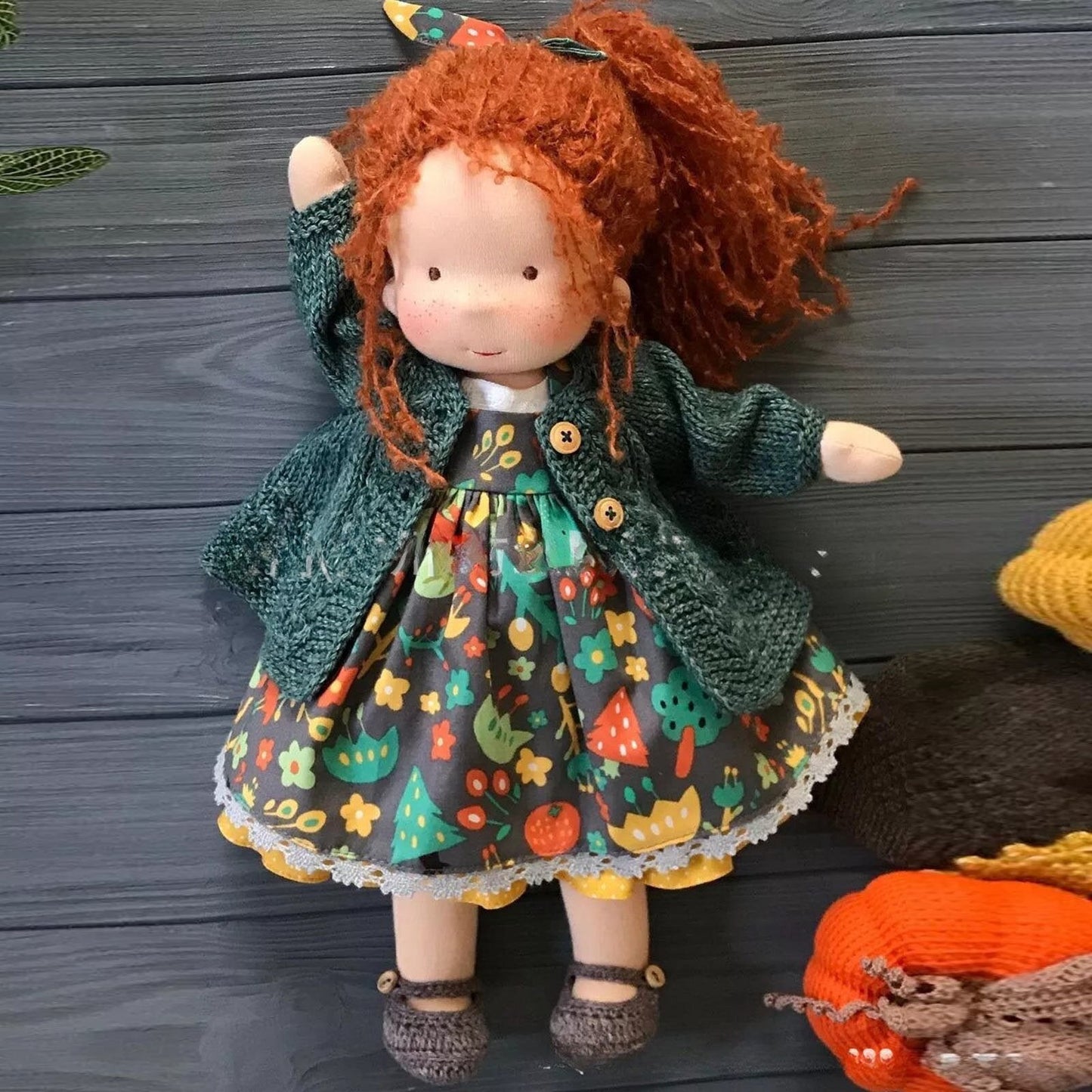 📣🔥Best Gift For Kids_—👧Handmade  Cotton Waldorf doll