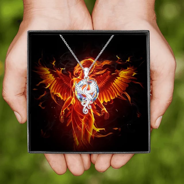🔥S925 Nirvana Rebirth Perfect Bloom Phoenix Necklace🎁