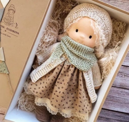 📣🔥Best Gift For Kids_—👧Handmade  Cotton Waldorf doll