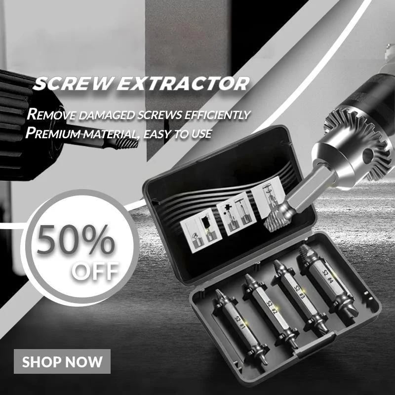 🔥Screw Extractor(4 Pcs/5pcs/6pcs)