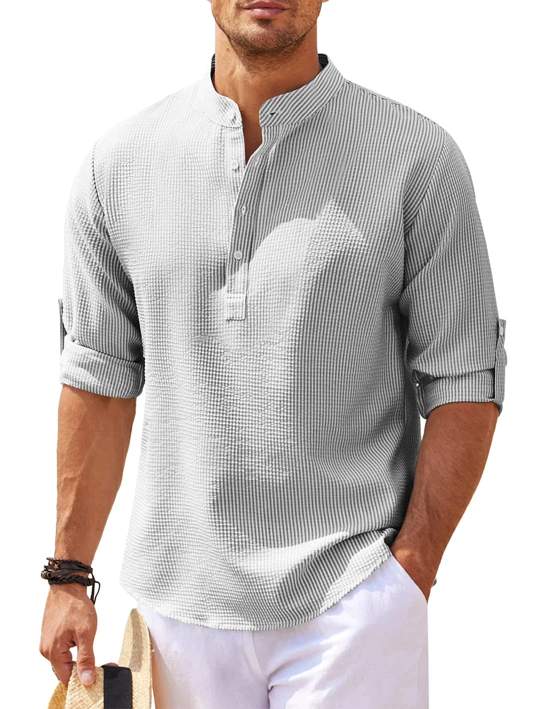 CHARLESTON CONTEMPORARY HENLEY SHIRT