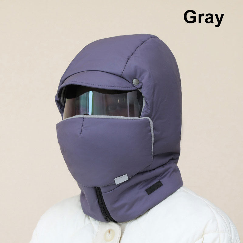 🌟Windproof Full Cover Outdoor Riding Mask with Glasses