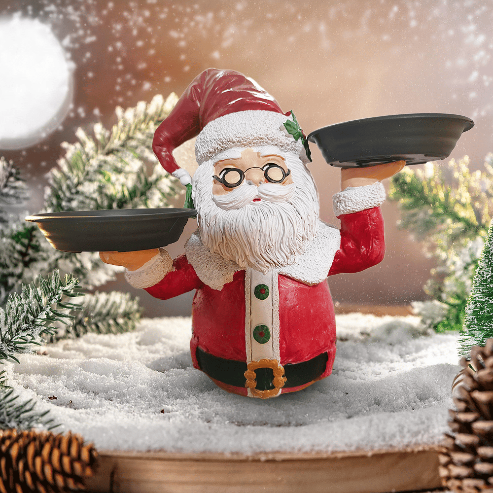 🎄🎅Christmas Snowman Treats Holder-with plate⛄