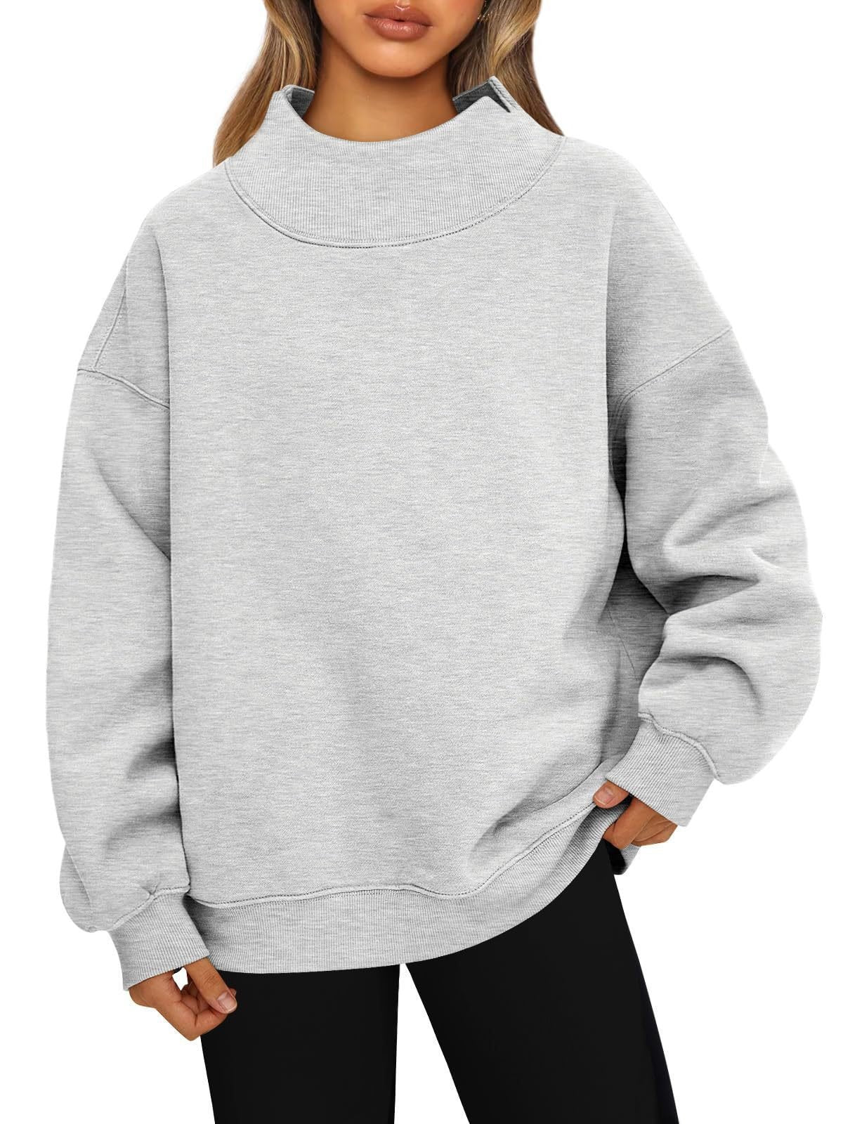 🎁WOMEN'S HALF TURTLENECK FLEECE CASUAL SWEATSHIRT
