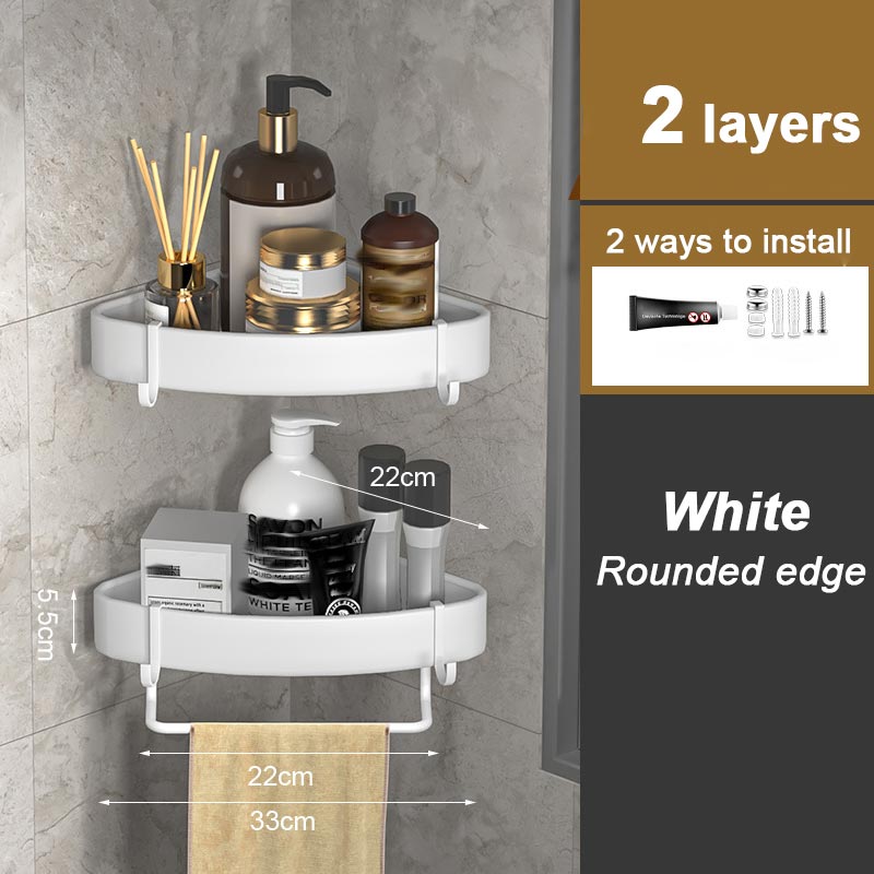 Drill-free Bathroom Storage Rack