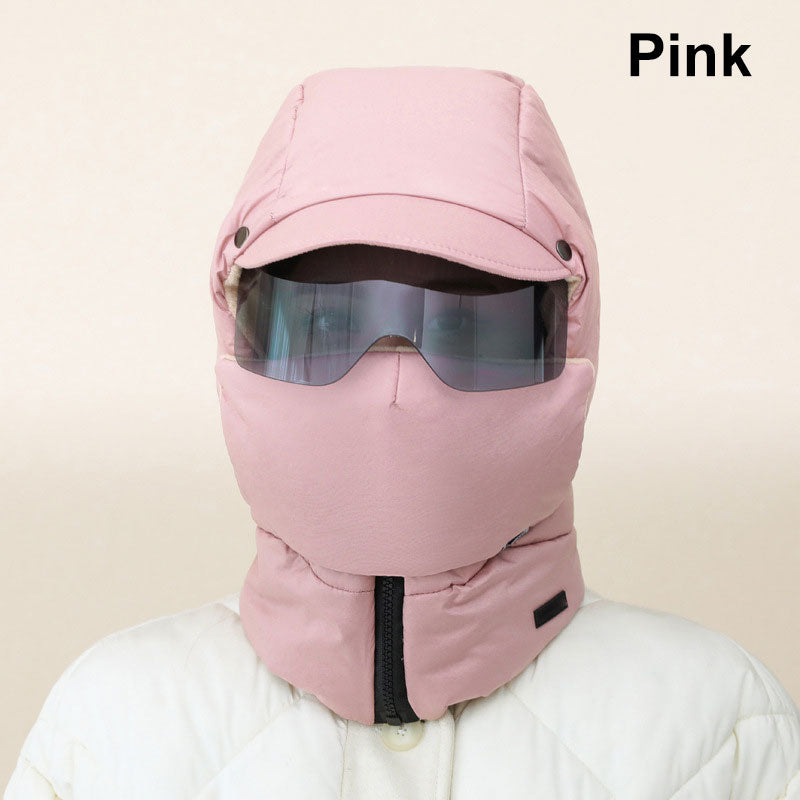 🌟Windproof Full Cover Outdoor Riding Mask with Glasses