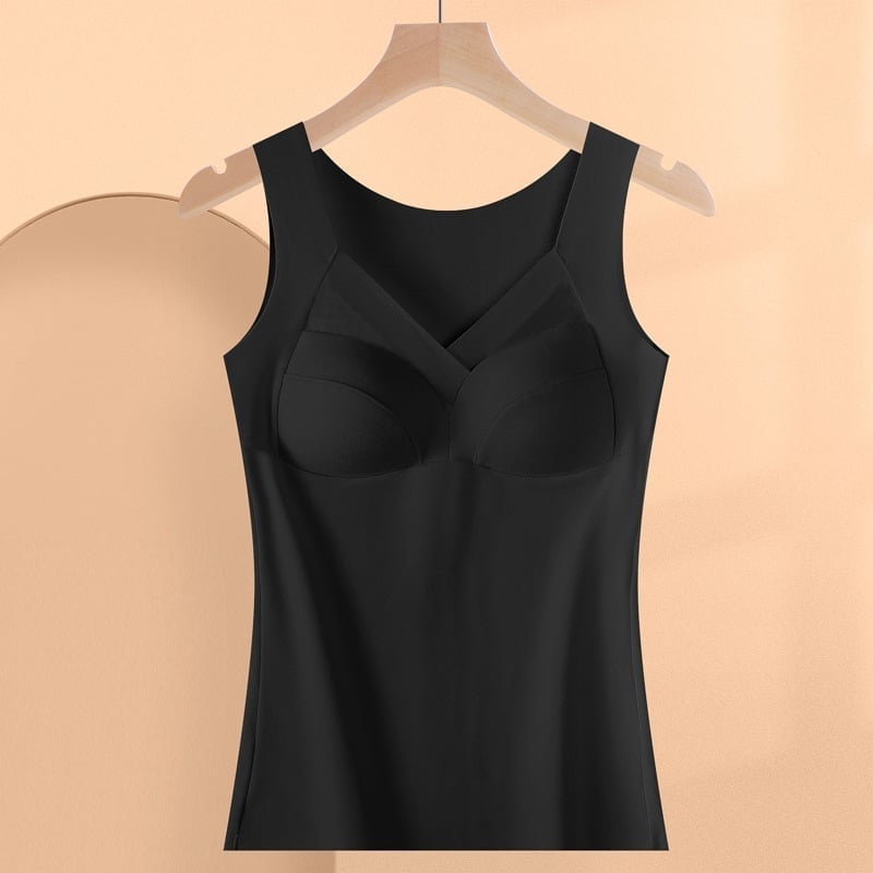 💓Thermal underwear with built in chest pad