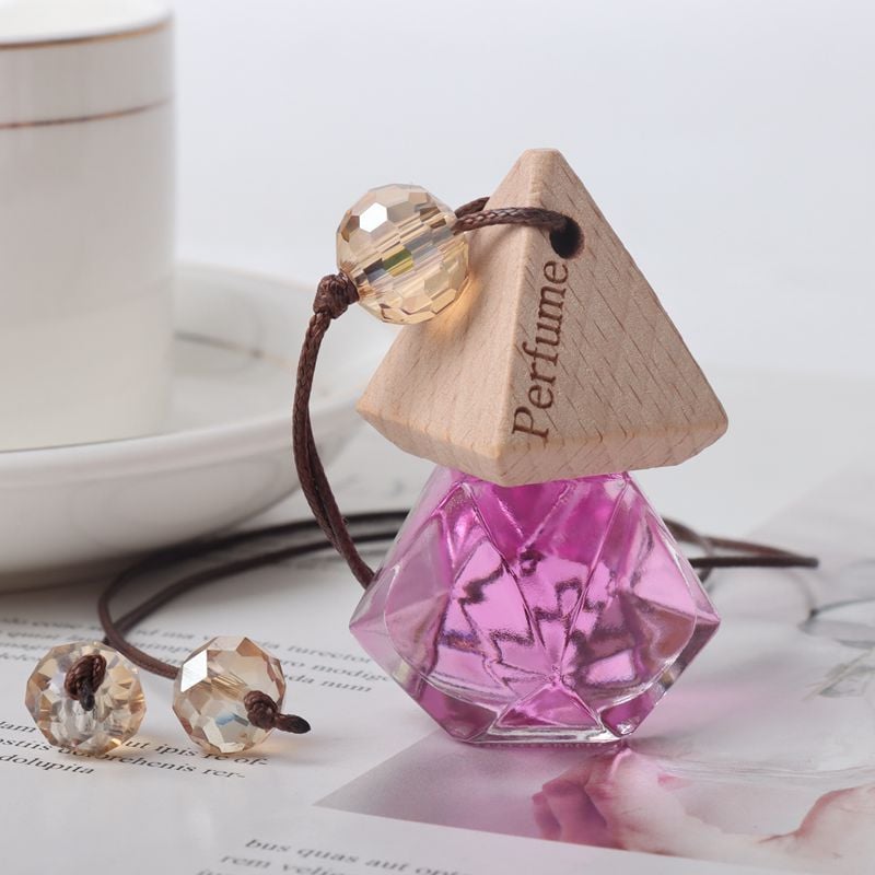 Car perfume glass crystal decoration pendant