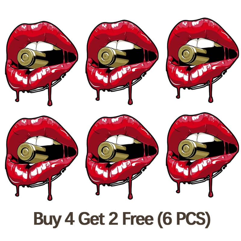 Bullet Lip Decal