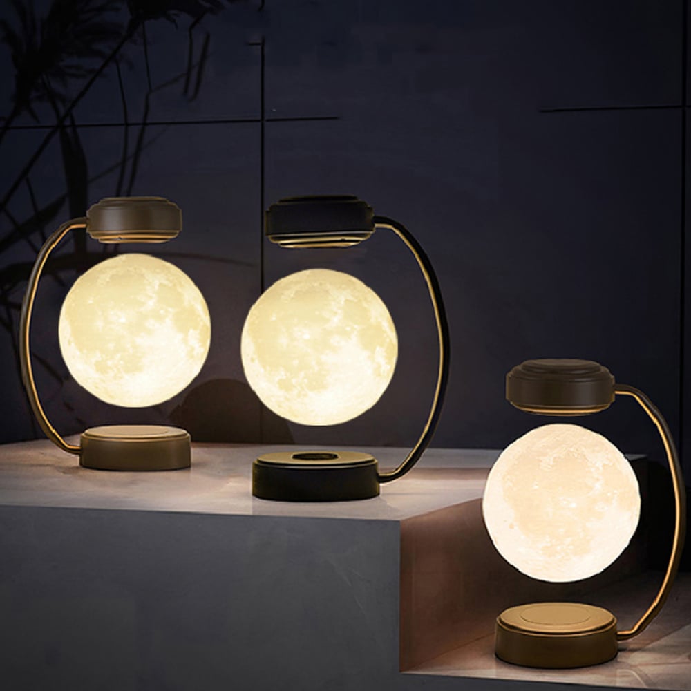 3D Magnetic Levitation Moon Lamp