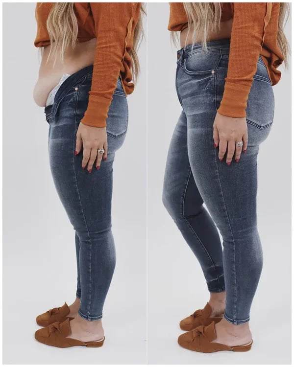 🔥Shapewear Belly Lift Butt Lift Vintage Comfort Control Jeans