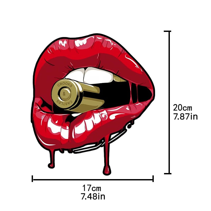 Bullet Lip Decal