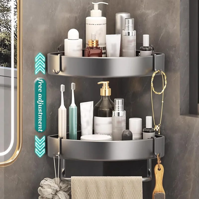Drill-free Bathroom Storage Rack