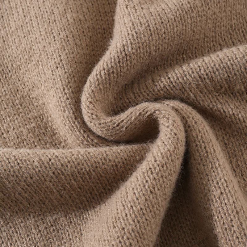 🔥Women's Faux Pearls Round Neck Pullover Sweater