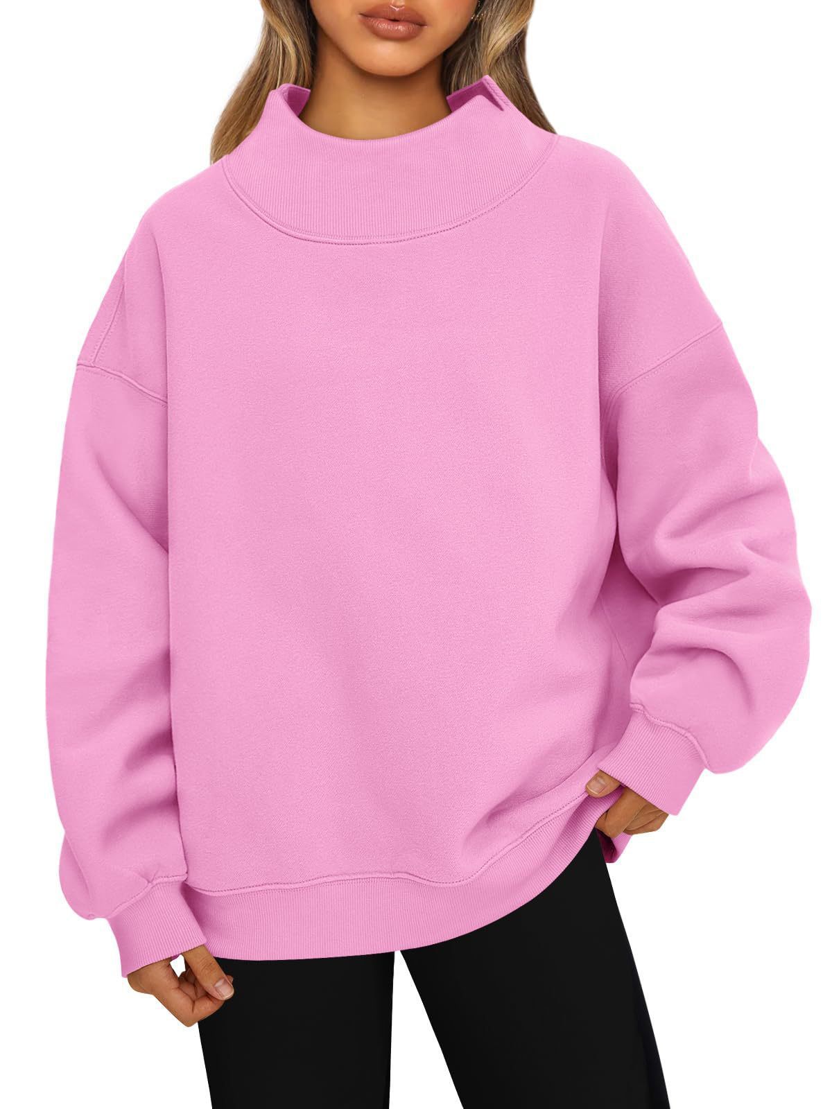 🎁WOMEN'S HALF TURTLENECK FLEECE CASUAL SWEATSHIRT