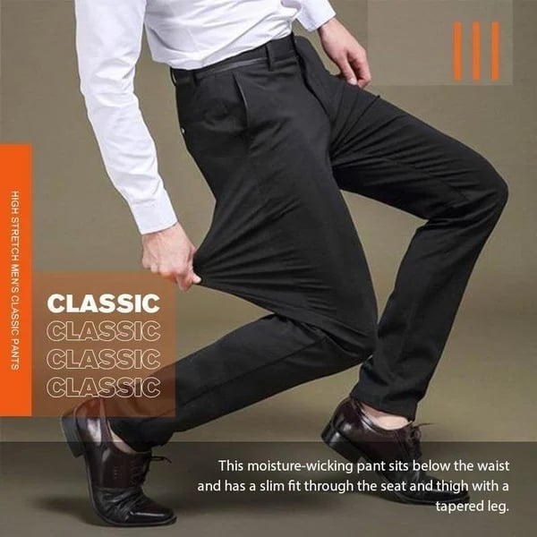 🔥🔥-High Stretch Men's Classic Pants