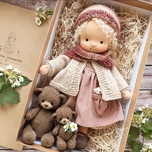 📣🔥Best Gift For Kids_—👧Handmade  Cotton Waldorf doll