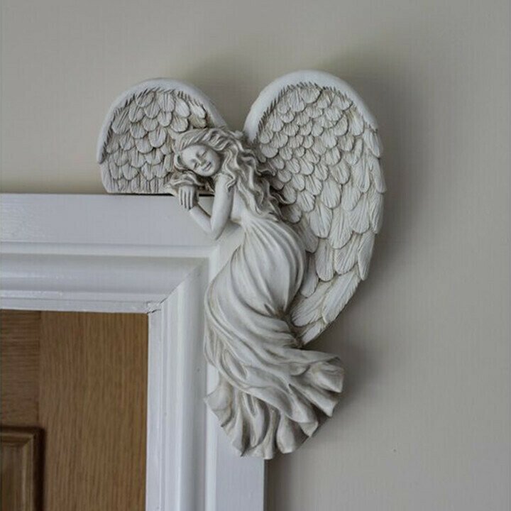 Door Frame Angel Wings Sculpture.