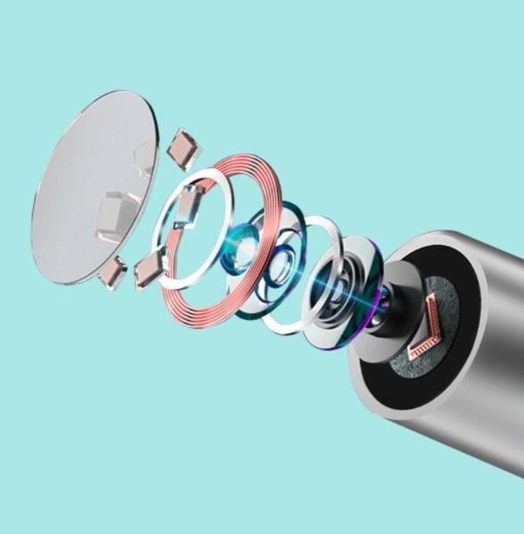 Clean Earwax - Wi -Fi Visible Wax Elimination Spoon,USB 1080P HD Load Otoscope