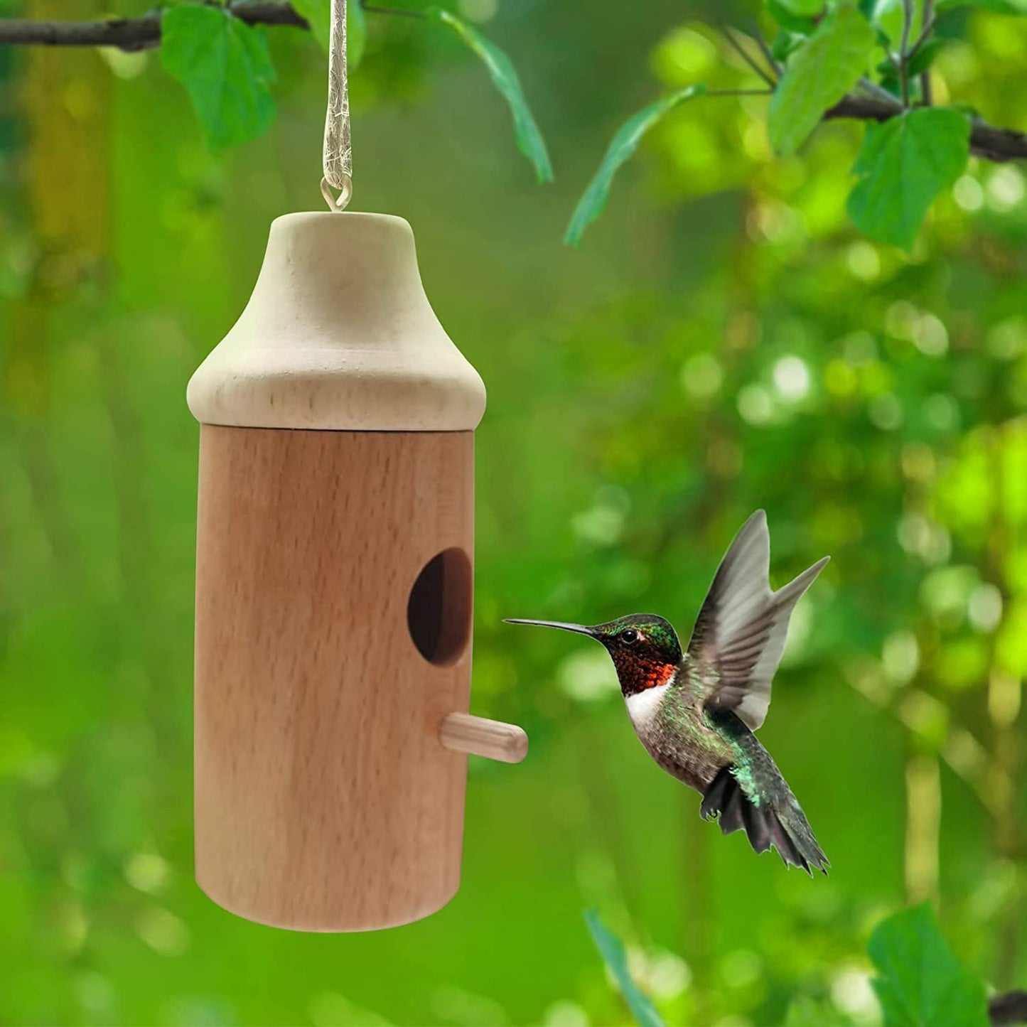 💕Wooden Hummingbird House-Gift for Nature Lovers🔥🔥