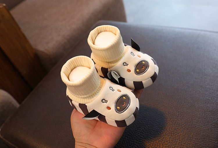 Baby Cartoon Plush Cotton Toddler Shoes👣