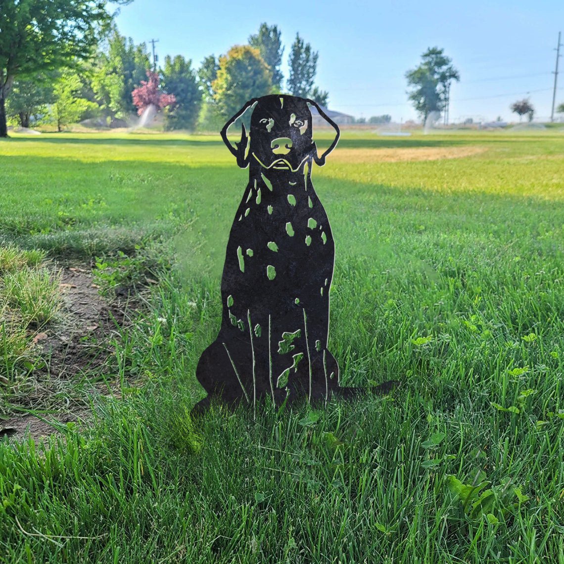 Dalmatian Metal Silhouette