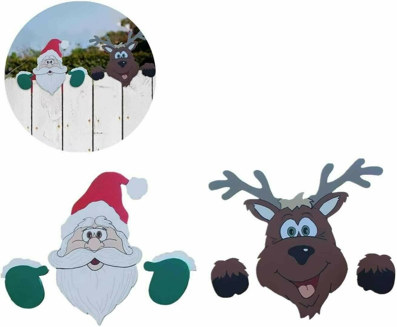 Christmas Decoration For Your Garden Fence