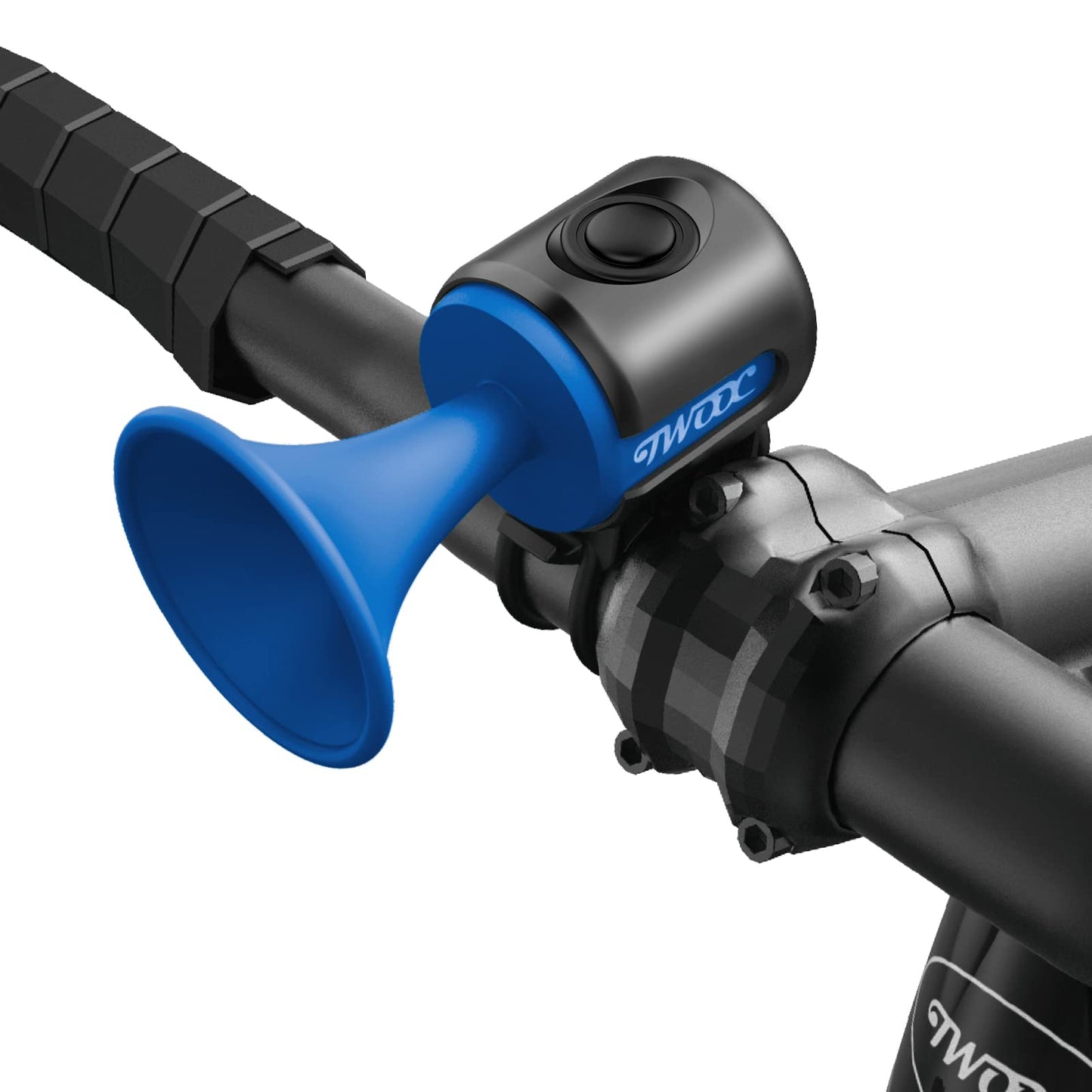 Electric Bike Horn 120DB Electronic Bicycle Bell with Easy Install, IPX4 Waterproof