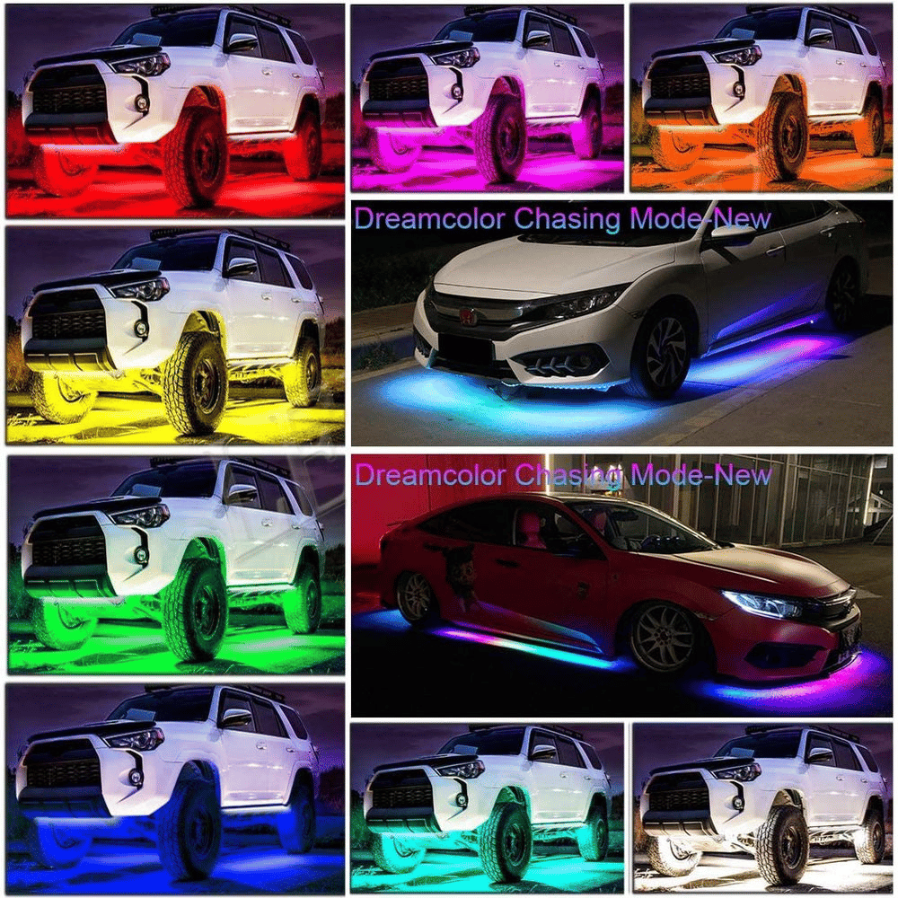 🔥🔥 2023 Car Chassis Flexible RGB Waterproof LED Strip Lights