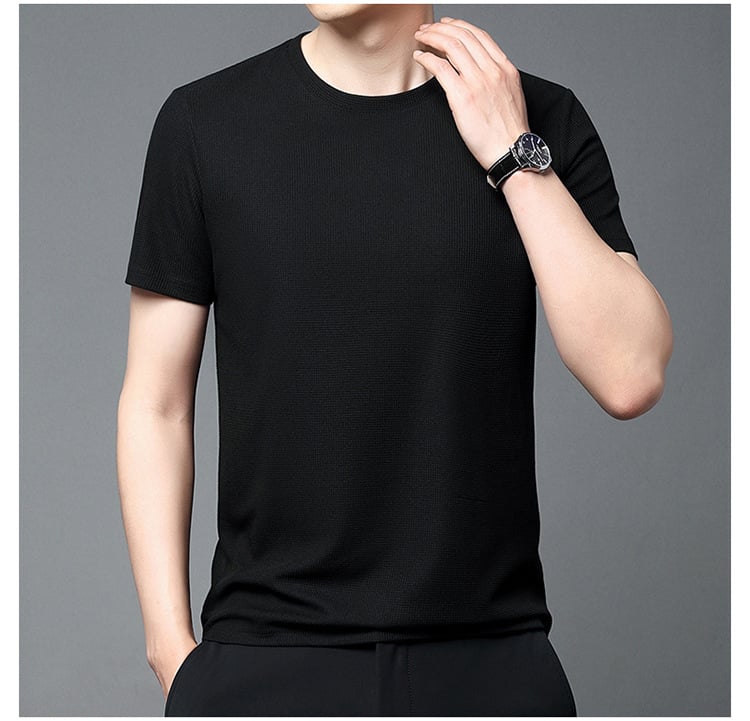 Breathable Waffle Weave T-shirt