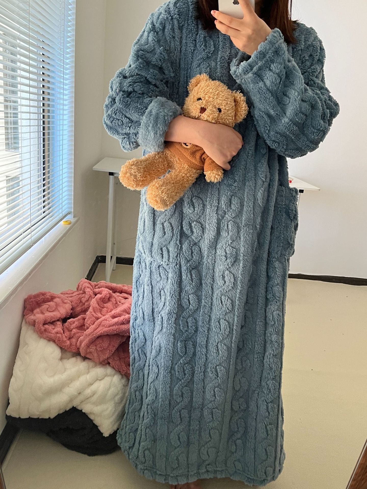 💟Winter Coral Velvet Home Clothes