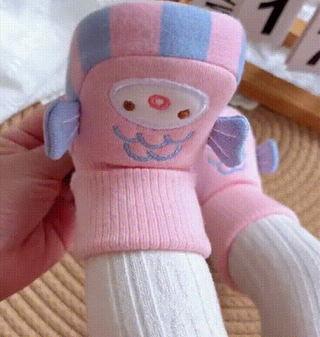 Baby Cartoon Plush Cotton Toddler Shoes👣