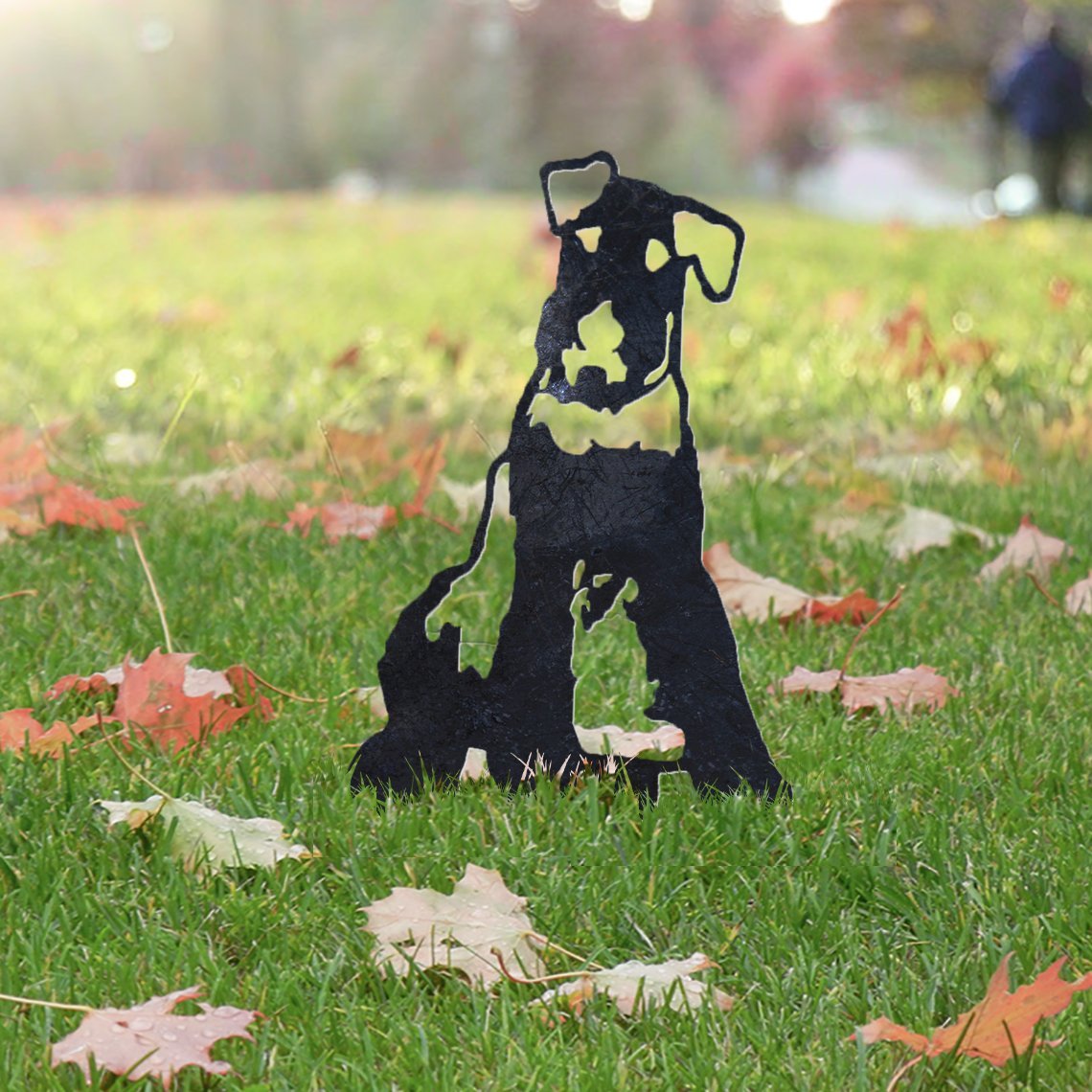 Airedale Terrier Metal Silhouette