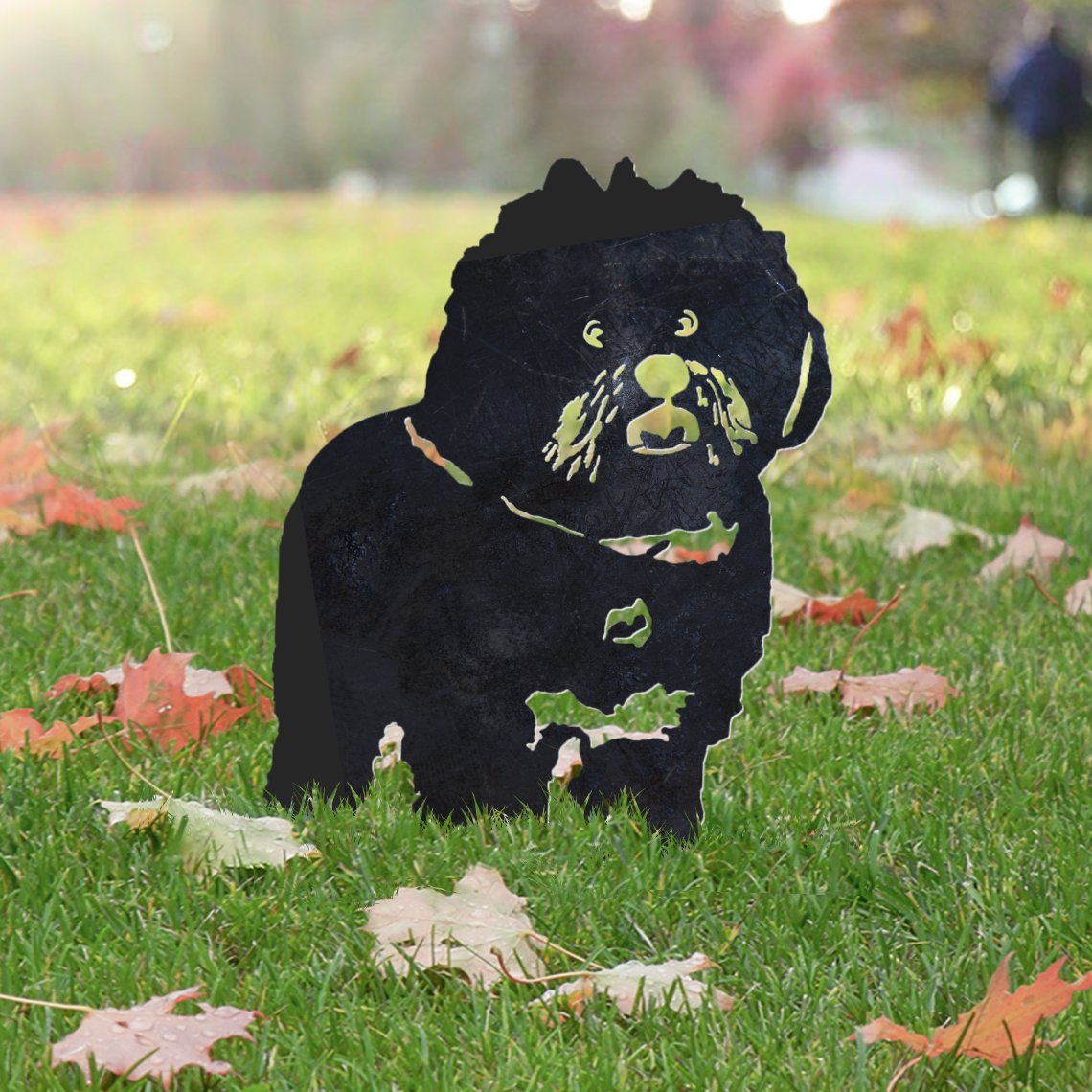 Bichon Frise Metal Silhouette