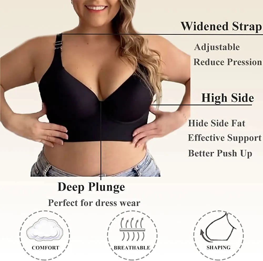 💕🔥2023 New Comfortable Back Smoothing Bra