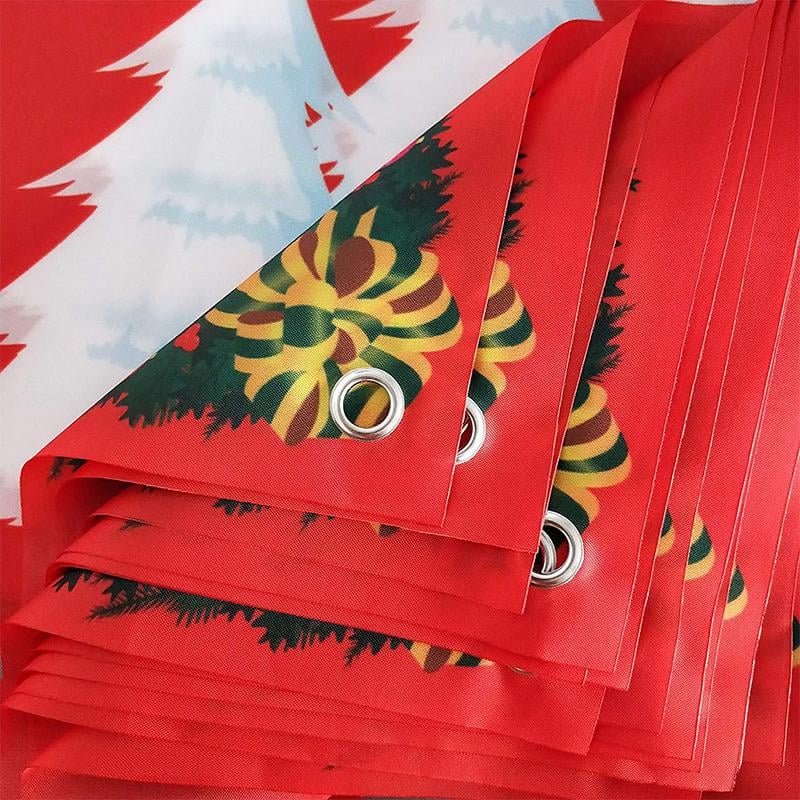🧑‍🎄Christmas Hot Sale - Christmas Outdoor Banner Flag Pulling