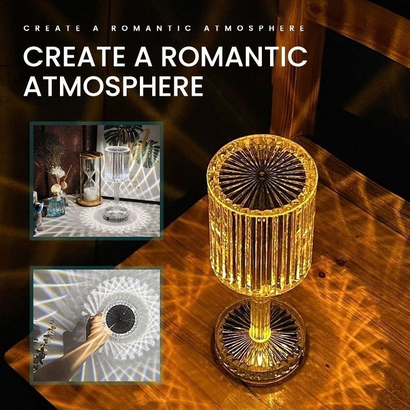 🔥🔥Touching Control  Crystal Lamp💡