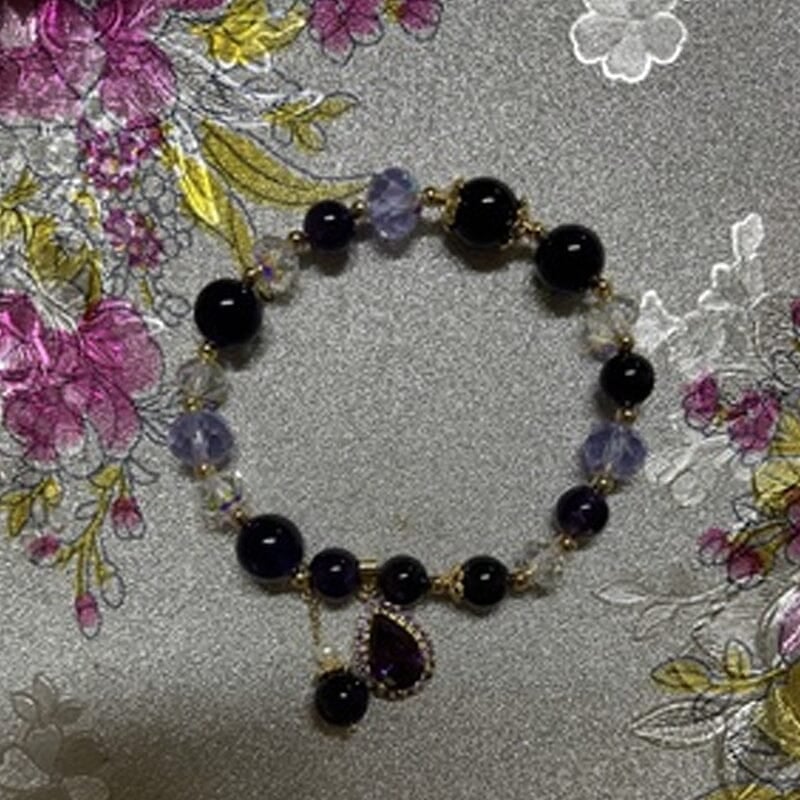 💜Special Gift For Yourself/Wife/Mother/Daughter - Natural Amethyst Water Drop Bracelet