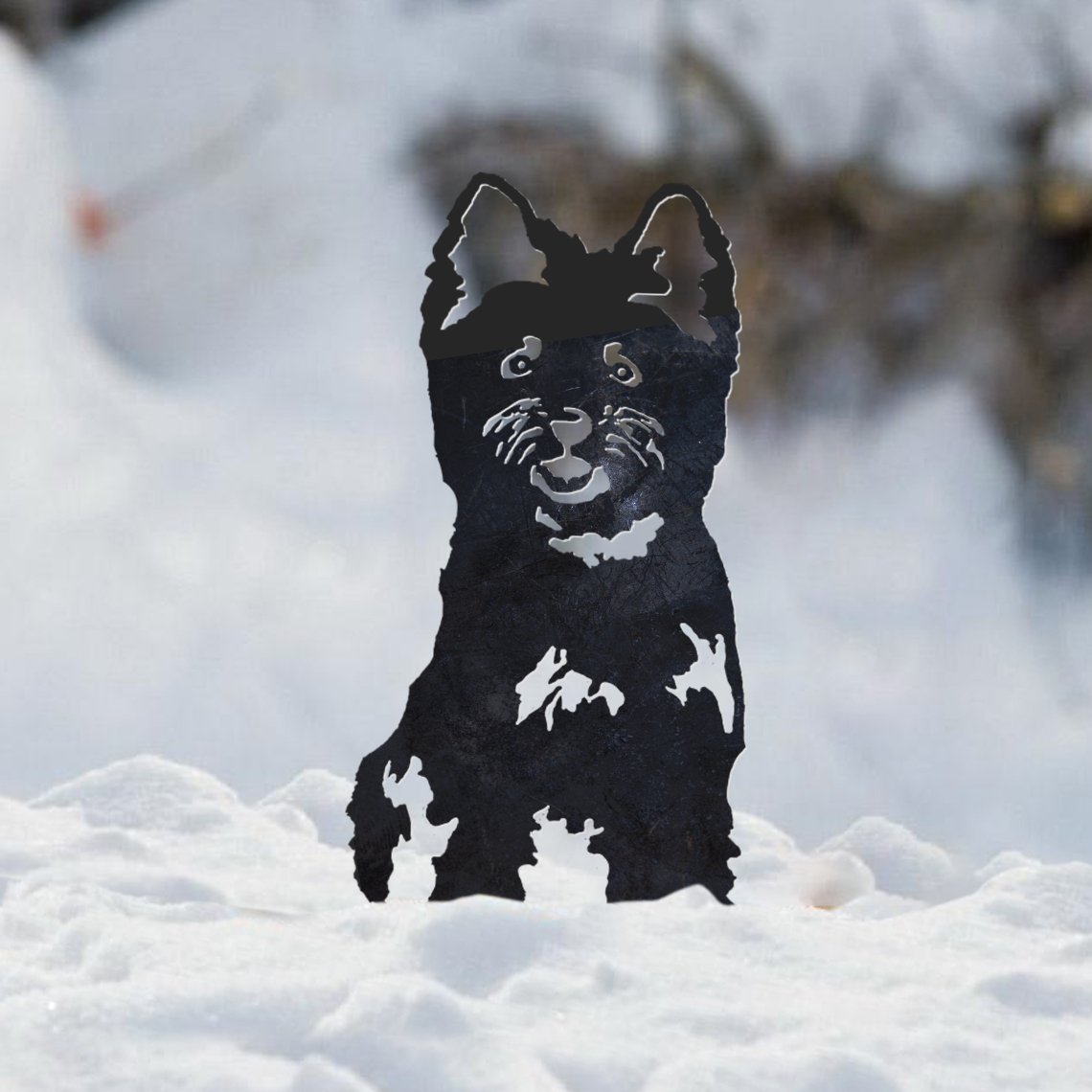 Cairn Terrier Metal Silhouette