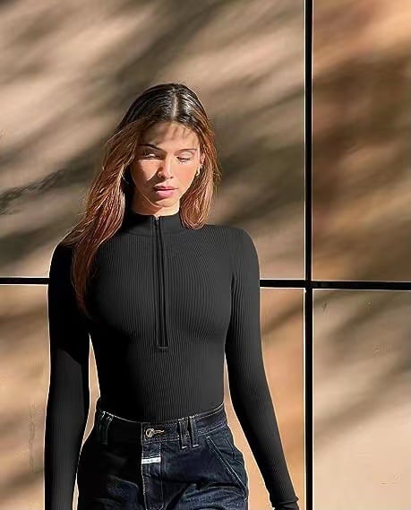 🔥Zip Up Body Suit Set